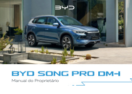 Capa do manual Byd Song Pro Todos