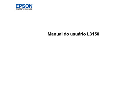 Capa do manual Epson L3150