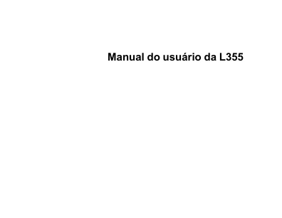 Capa do manual Epson L355