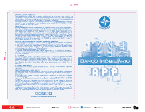 Capa do manual Banco Imobiliário