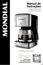 Capa do manual Mondial C-43 - Cafeteira