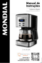 Capa do manual Mondial C-44 - Cafeteira