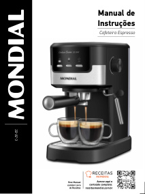 Capa do manual Mondial Ce-02 - Cafeteira