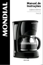 Capa do manual Mondial Cn-01 - Cafeteira