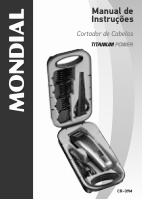 Capa do manual Mondial Cr-09M - Cortador