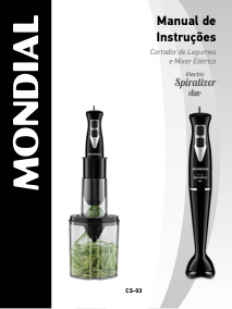 Capa do manual Mondial Cs-03 - Mixer