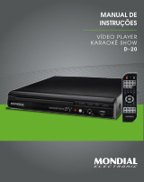 Capa do manual Mondial D-20 - Eletrodomestico