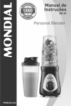 Capa do manual Mondial Dg-01 - Eletrodomestico