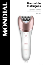 Capa do manual Mondial Dp-05 - Depilador