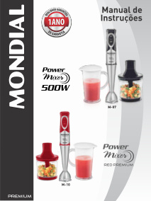 Capa do manual Mondial M-07 - Eletrodomestico