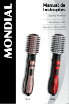 Capa do manual Mondial Rose-1200W - Escova