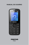 Capa do manual Celular Positivo P31