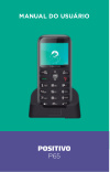 Capa do manual Celular Positivo P65