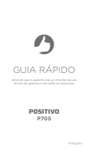 Capa do manual Celular Positivo P70S