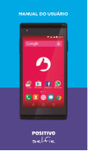Capa do manual Smartphone Positivo Selfie S455