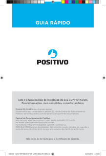 Capa do manual Guia Rápido Computadores