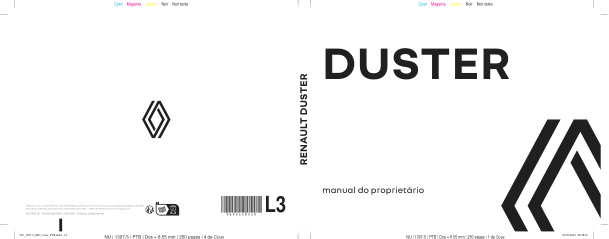Capa do manual Duster 2023
