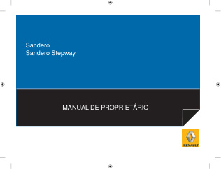 Capa do manual Sandero Stepway 2010