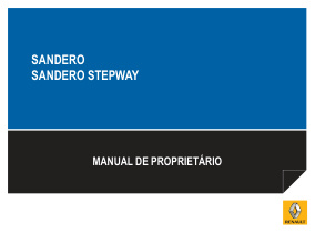 Capa do manual Sandero Stepway 2011