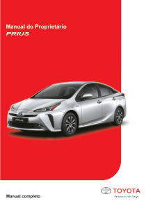 Capa do manual Prius 2021
