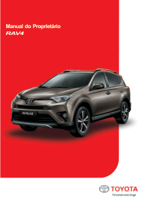 Capa do manual Rav4 2018