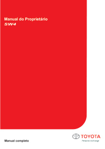 Capa do manual Sw4 2020